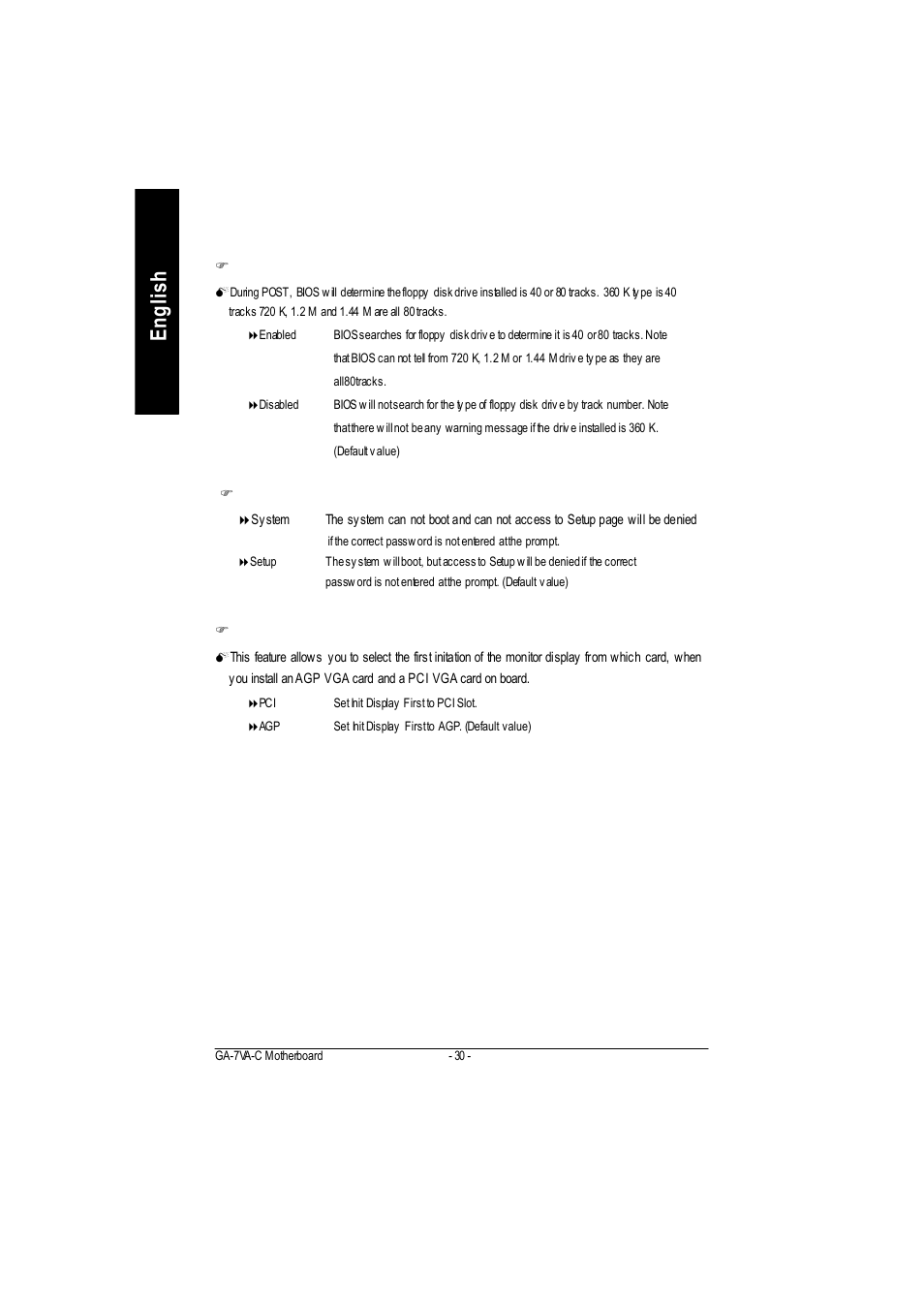 English | GIGABYTE GA-7VAC User Manual | Page 34 / 96