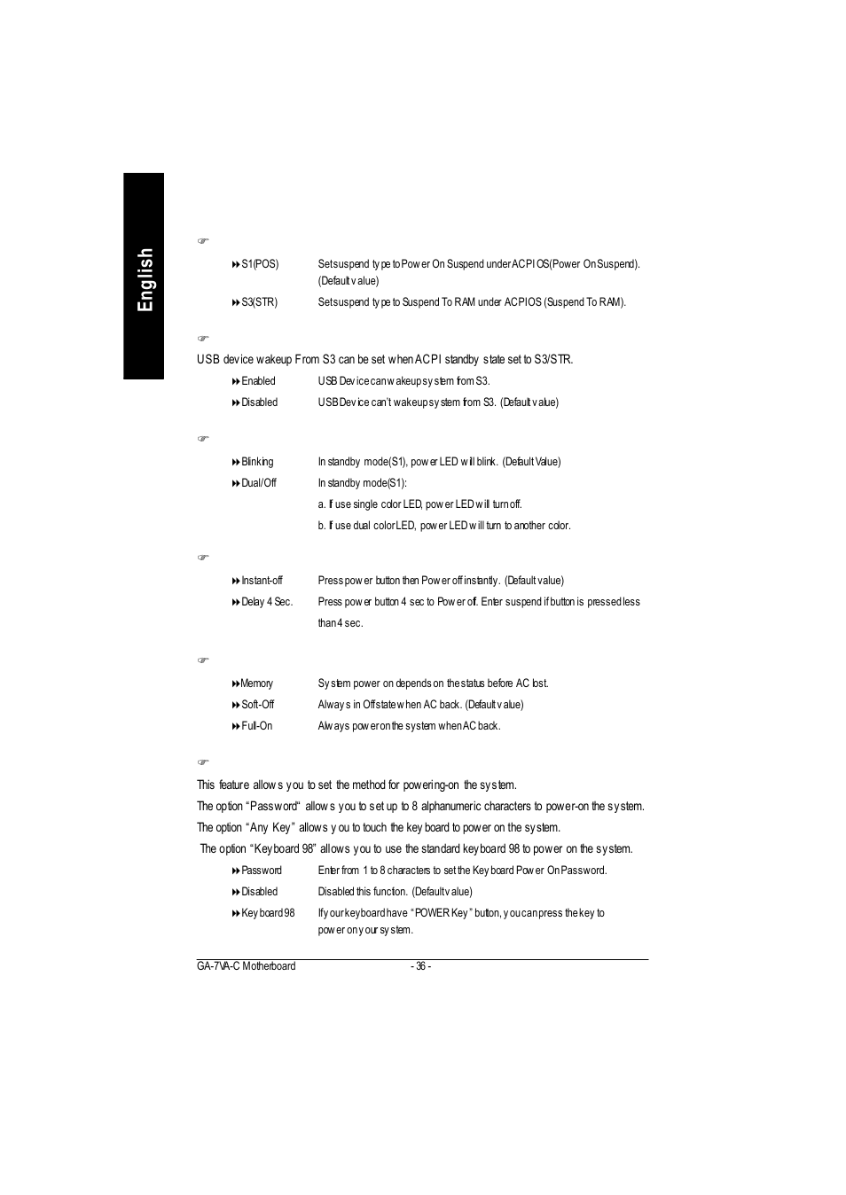 English | GIGABYTE GA-7VAC User Manual | Page 40 / 96