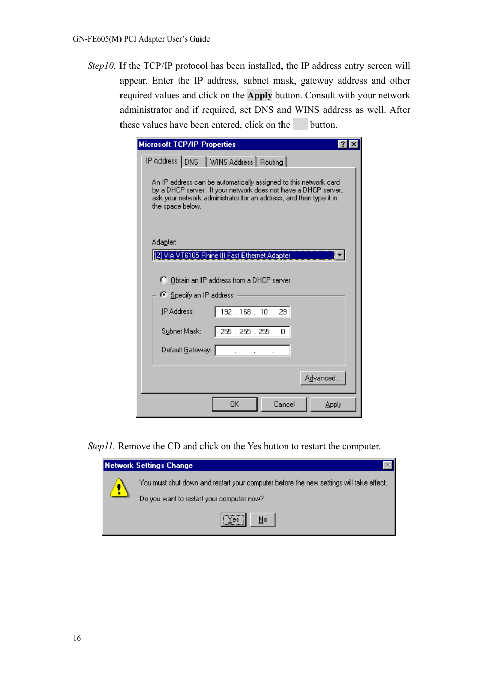 GIGABYTE GN-FE605(M) User Manual | Page 18 / 38