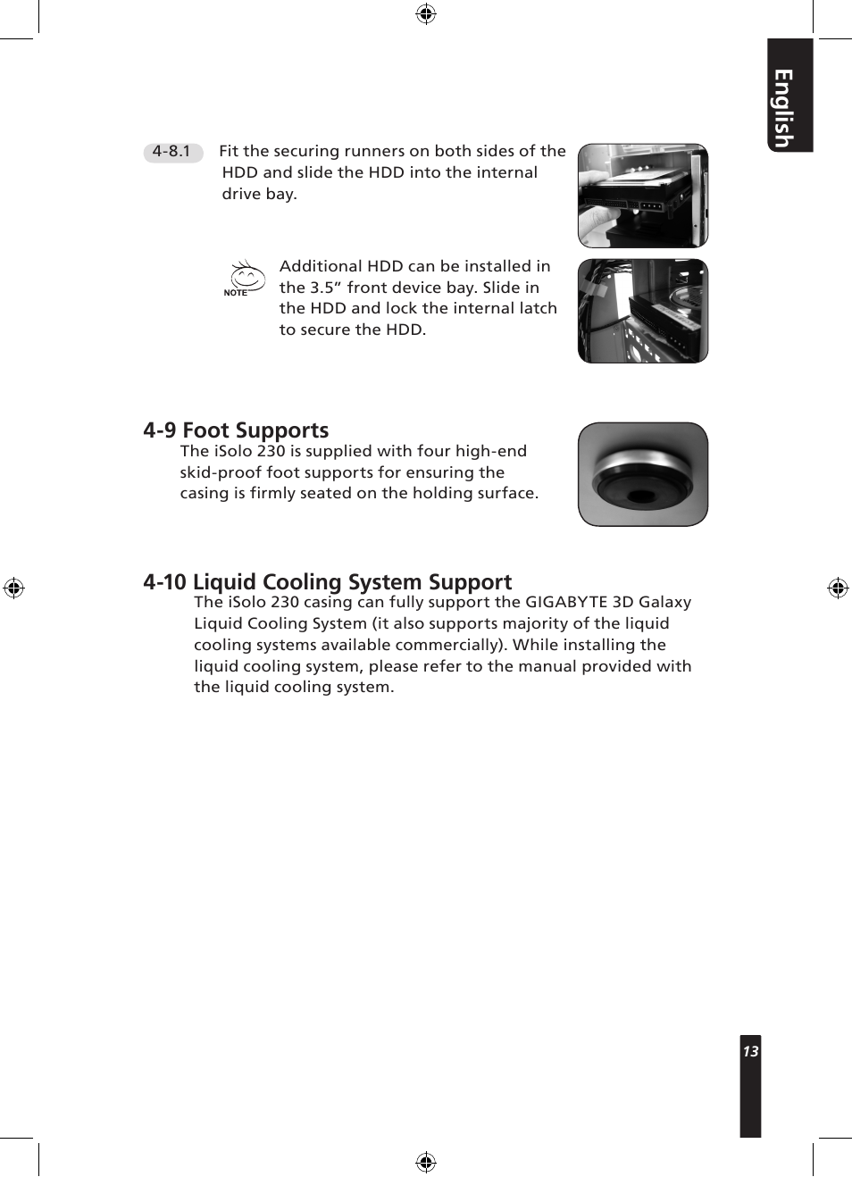 En g lis h | GIGABYTE 230 User Manual | Page 13 / 14