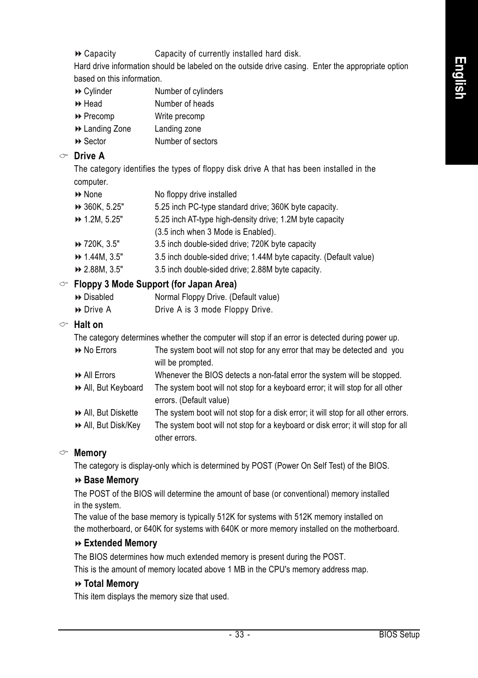 English | GIGABYTE GA-8VM800M-775 User Manual | Page 33 / 88