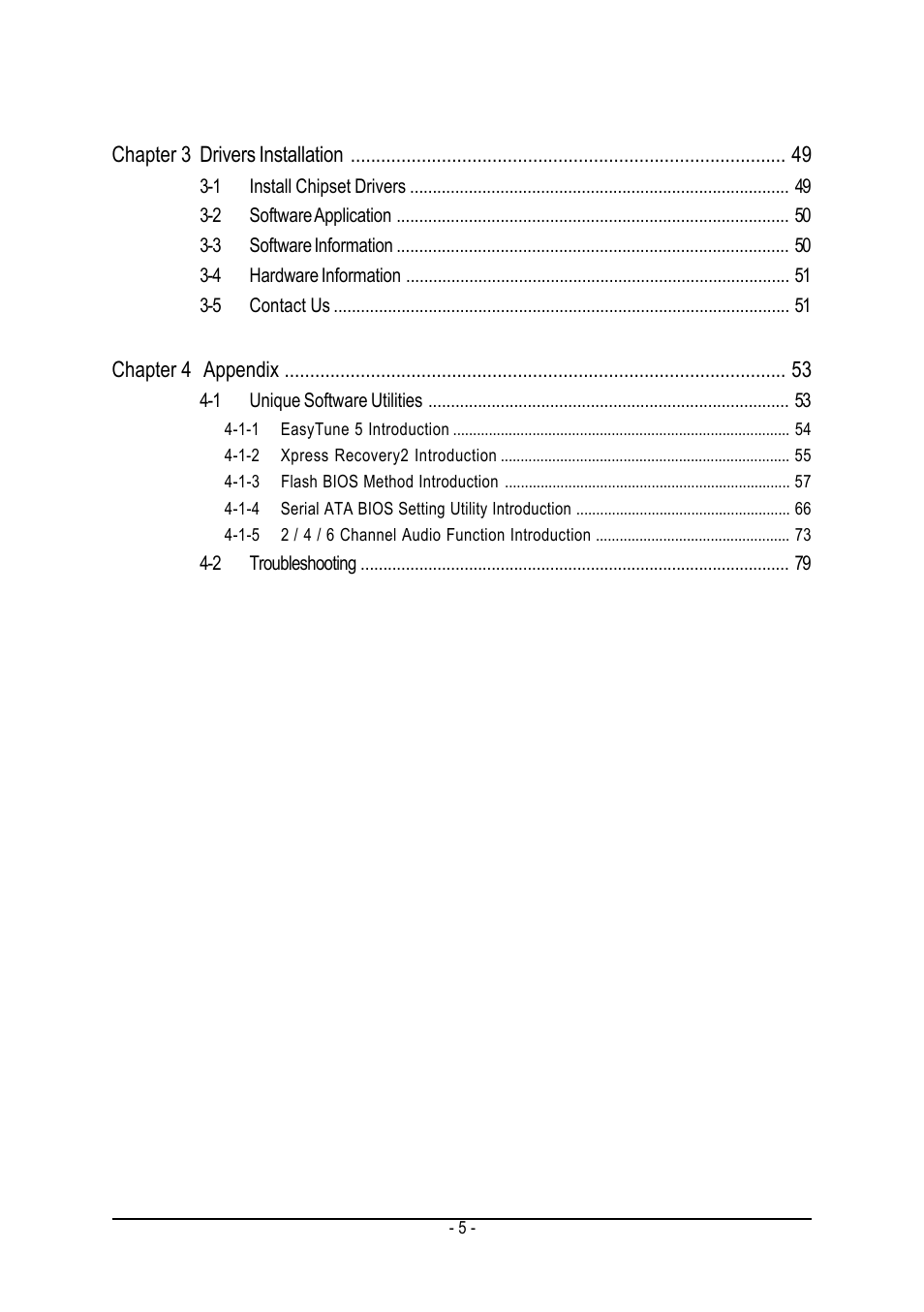 GIGABYTE GA-8VM800M-775 User Manual | Page 5 / 88