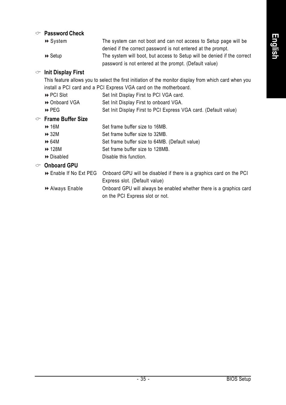 English | GIGABYTE AMD Socket 939 Processor Motherboard GA-K8N51PVM9-RH User Manual | Page 35 / 96