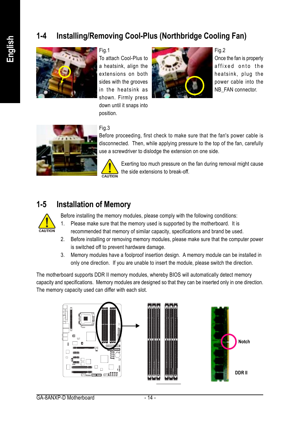 English | GIGABYTE GA-8ANXP-D User Manual | Page 14 / 88