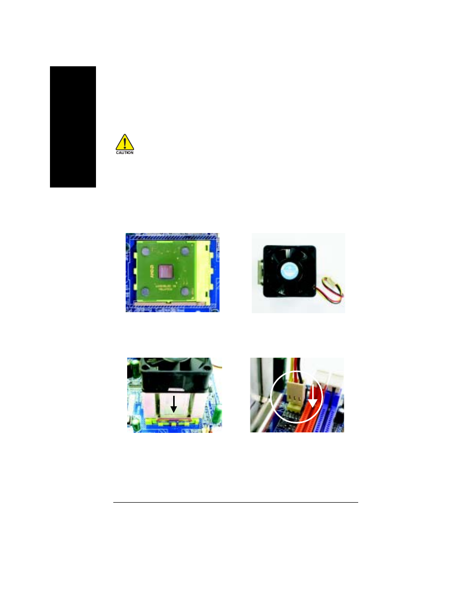 English, Step 2-2: cpu cooling fan installation | GIGABYTE 5225 User Manual | Page 16 / 97