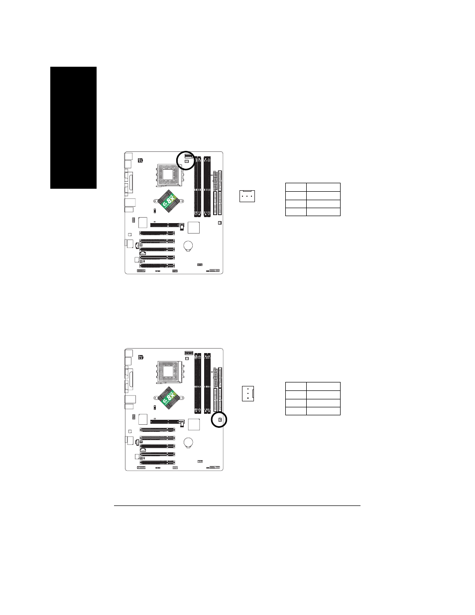 English, 3) cpu_fan (cpu fan connector), 4) sys_fan (system fan connector) | GIGABYTE 5225 User Manual | Page 24 / 97