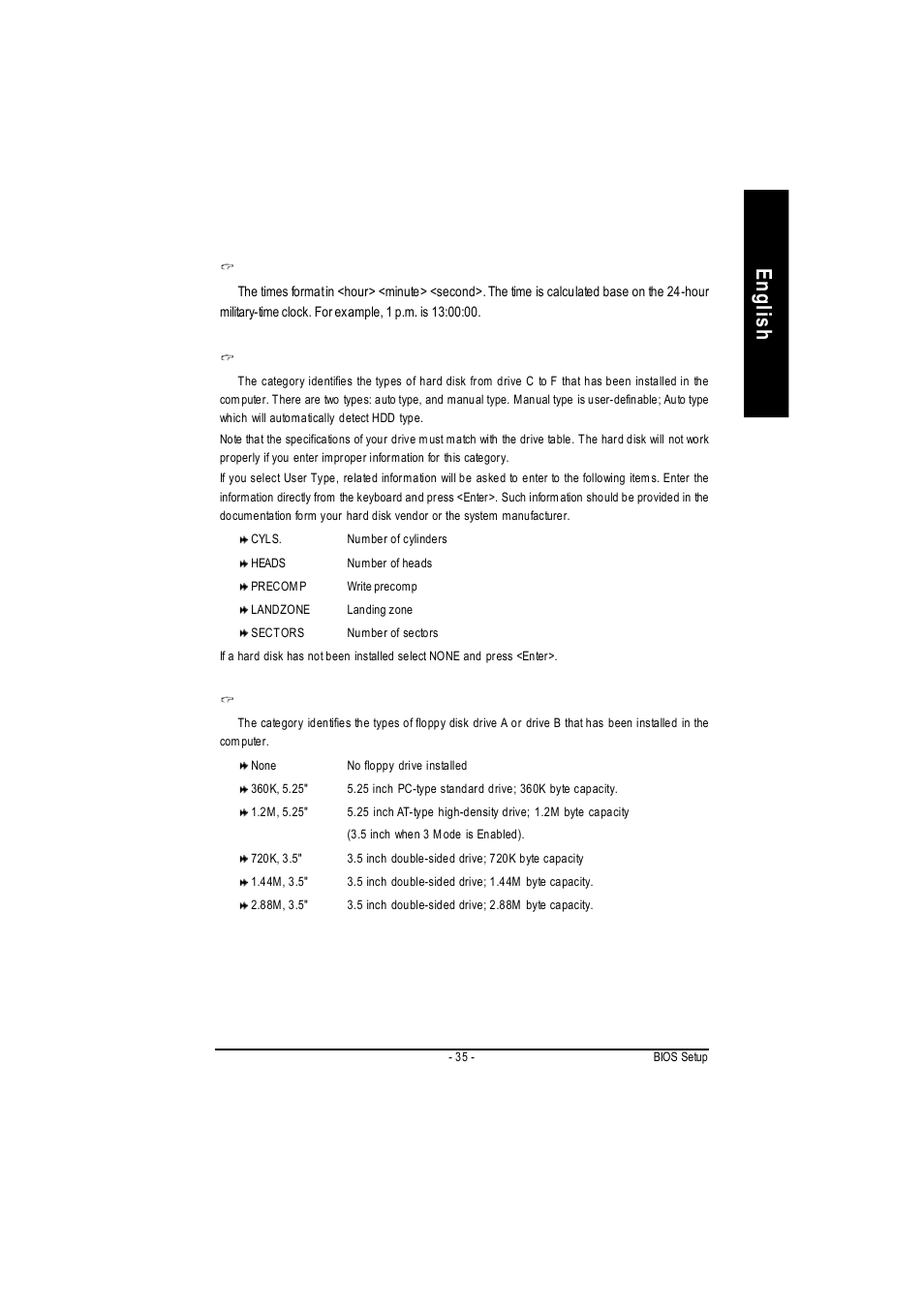 English | GIGABYTE 5225 User Manual | Page 39 / 97