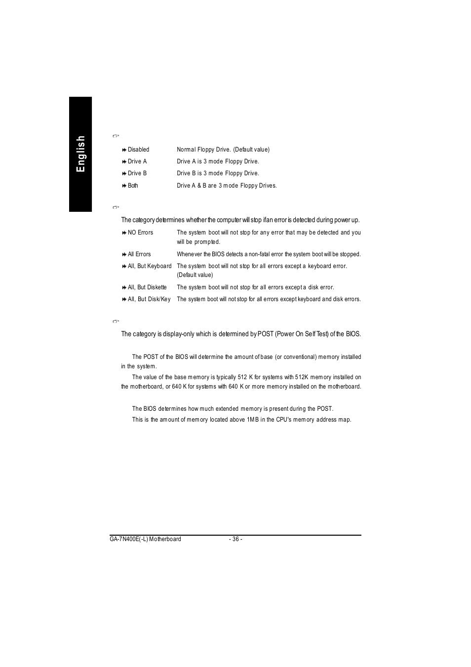 English | GIGABYTE 5225 User Manual | Page 40 / 97