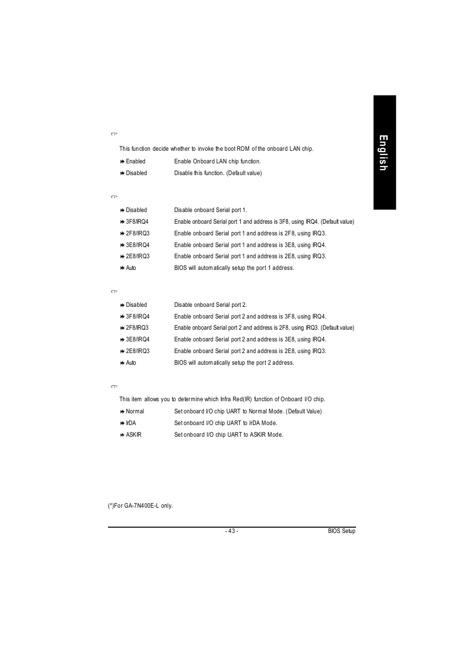 English | GIGABYTE 5225 User Manual | Page 47 / 97