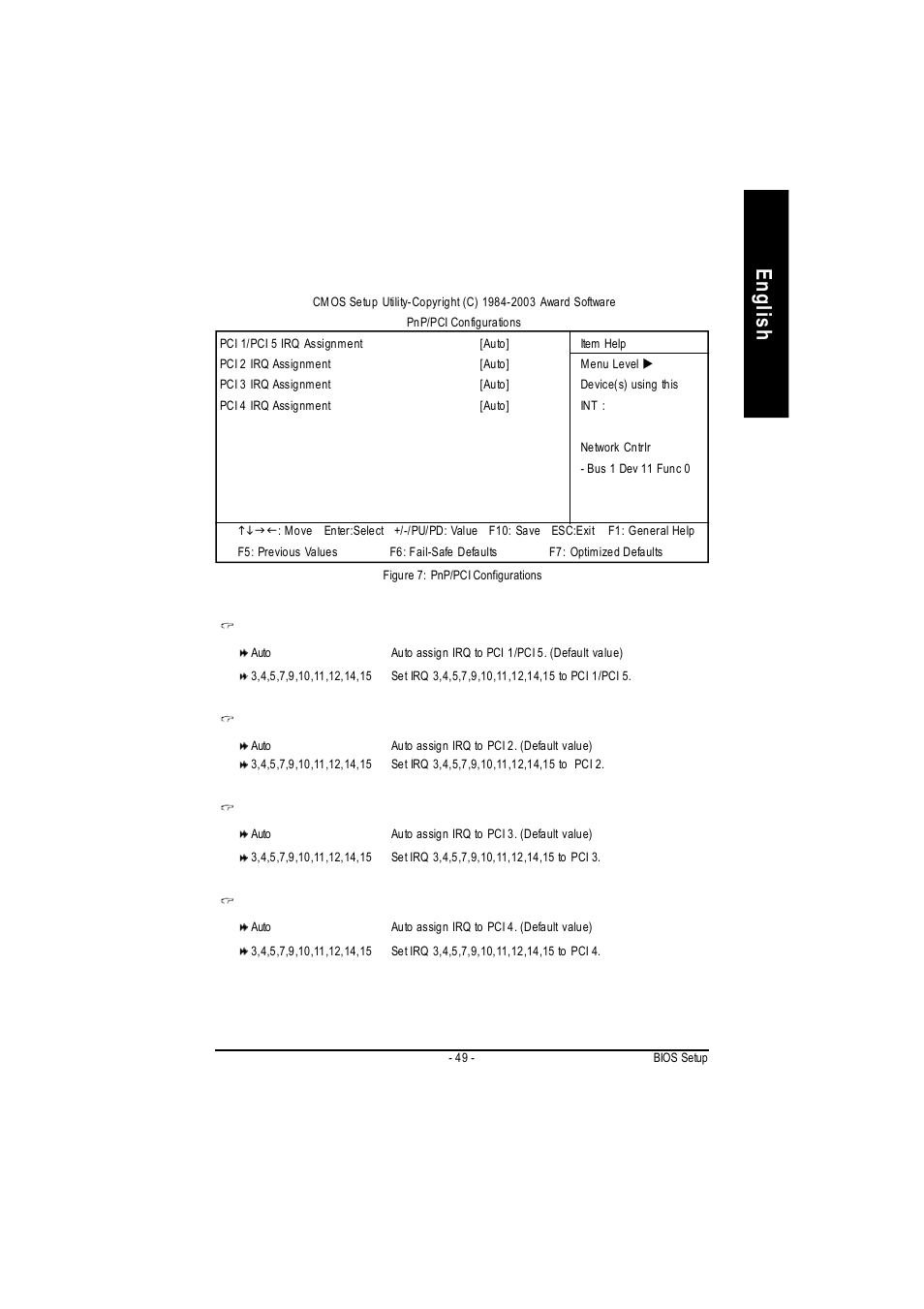 English pnp/pci configurations | GIGABYTE 5225 User Manual | Page 53 / 97
