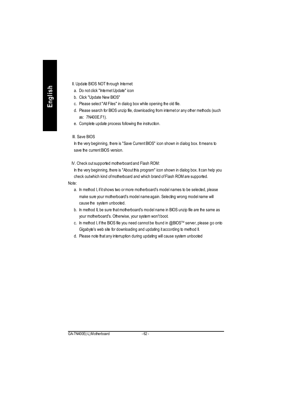 English | GIGABYTE 5225 User Manual | Page 67 / 97