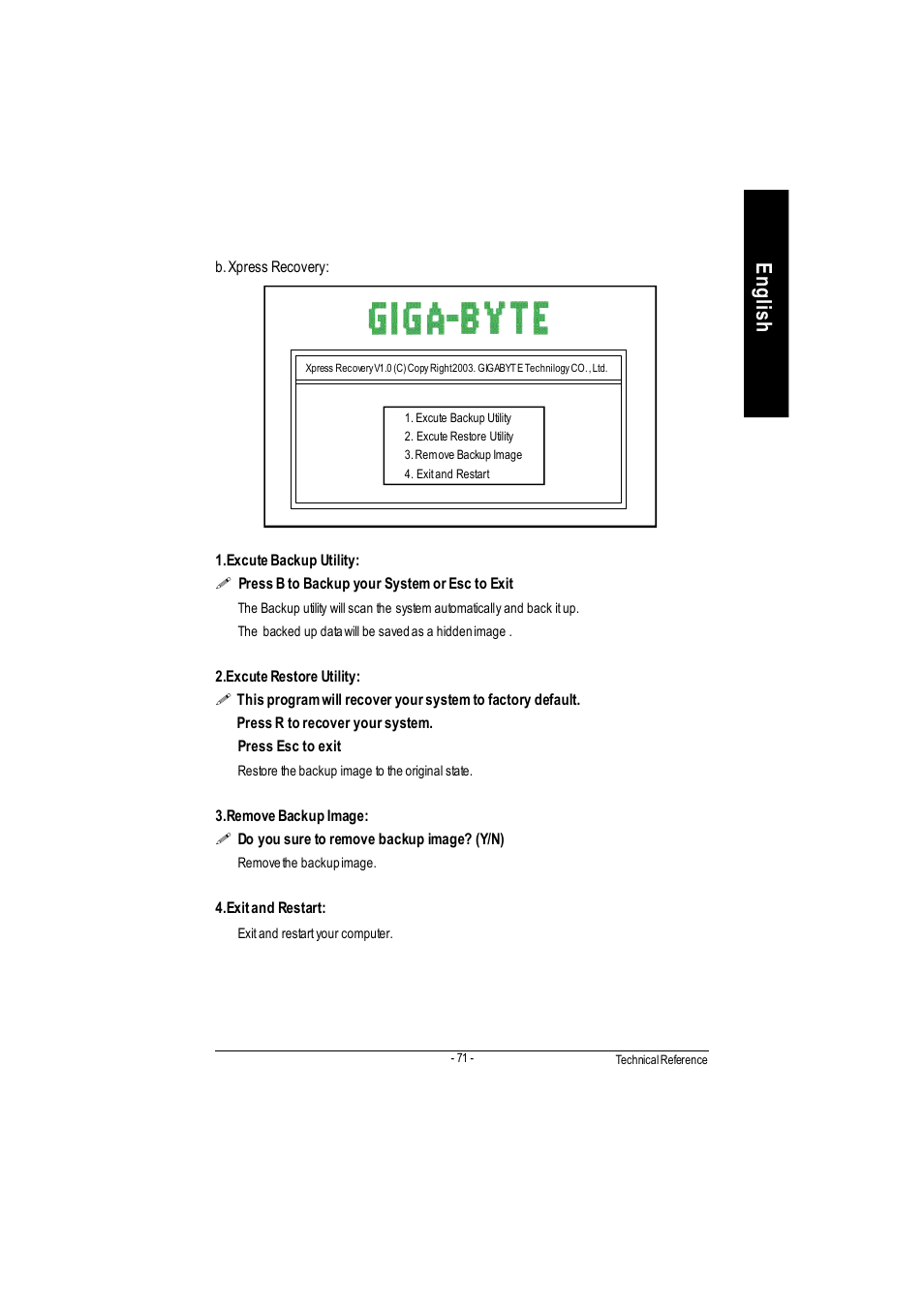 English | GIGABYTE 5225 User Manual | Page 76 / 97