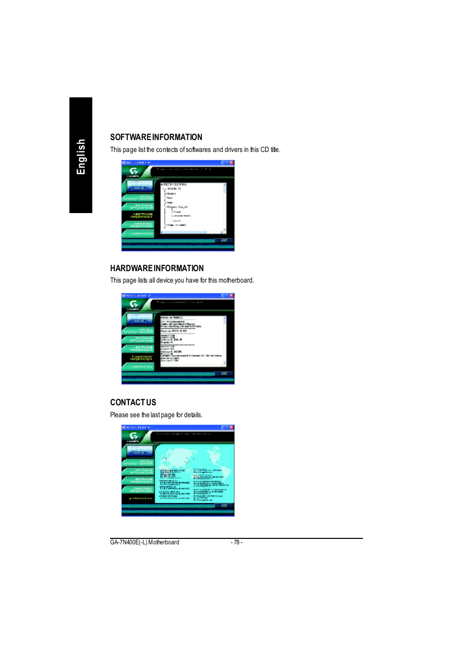 English | GIGABYTE 5225 User Manual | Page 83 / 97