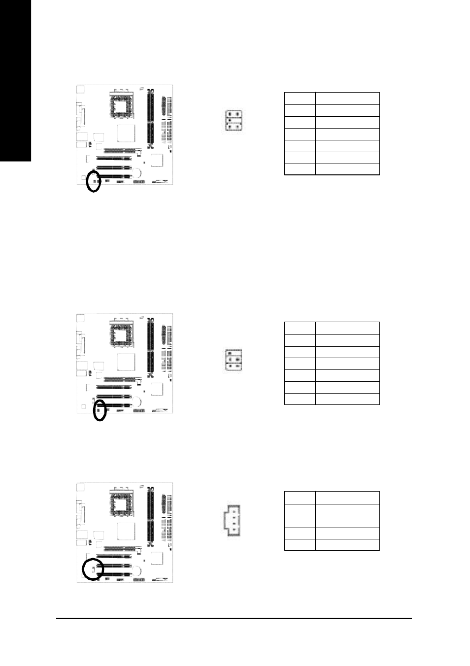 English, 10) spdif (spdif out connector), 9) sur_cen (surround center connector) | 11) cd_in (cd in connector) | GIGABYTE 7VM333M-RZ User Manual | Page 16 / 36