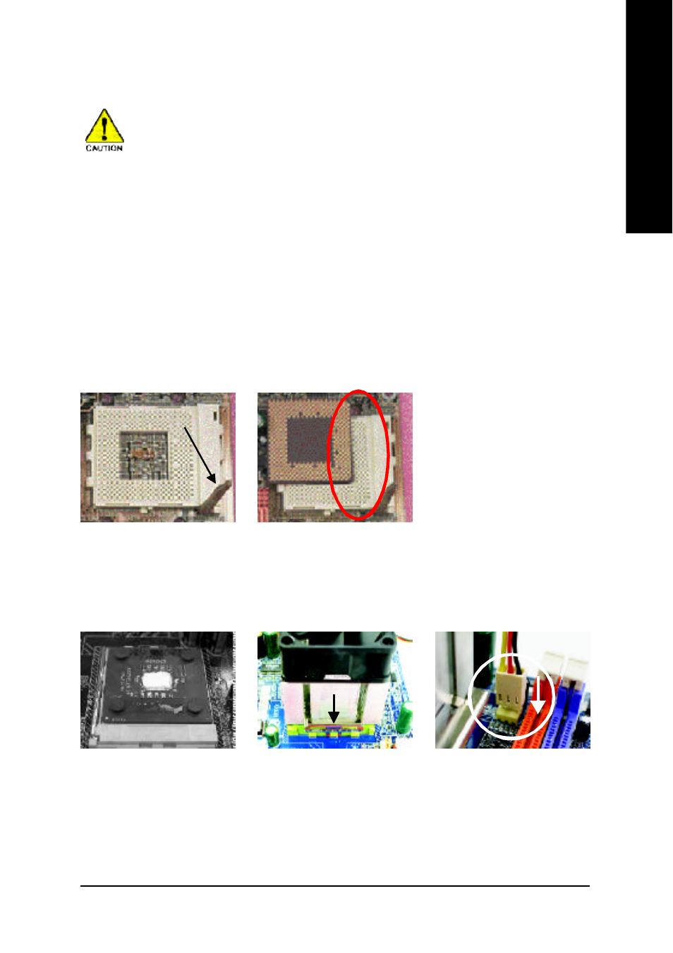 Step 2-1: cpu installation, Step 2-2: cpu cooling fan installation | GIGABYTE 7VM333M-RZ User Manual | Page 9 / 36