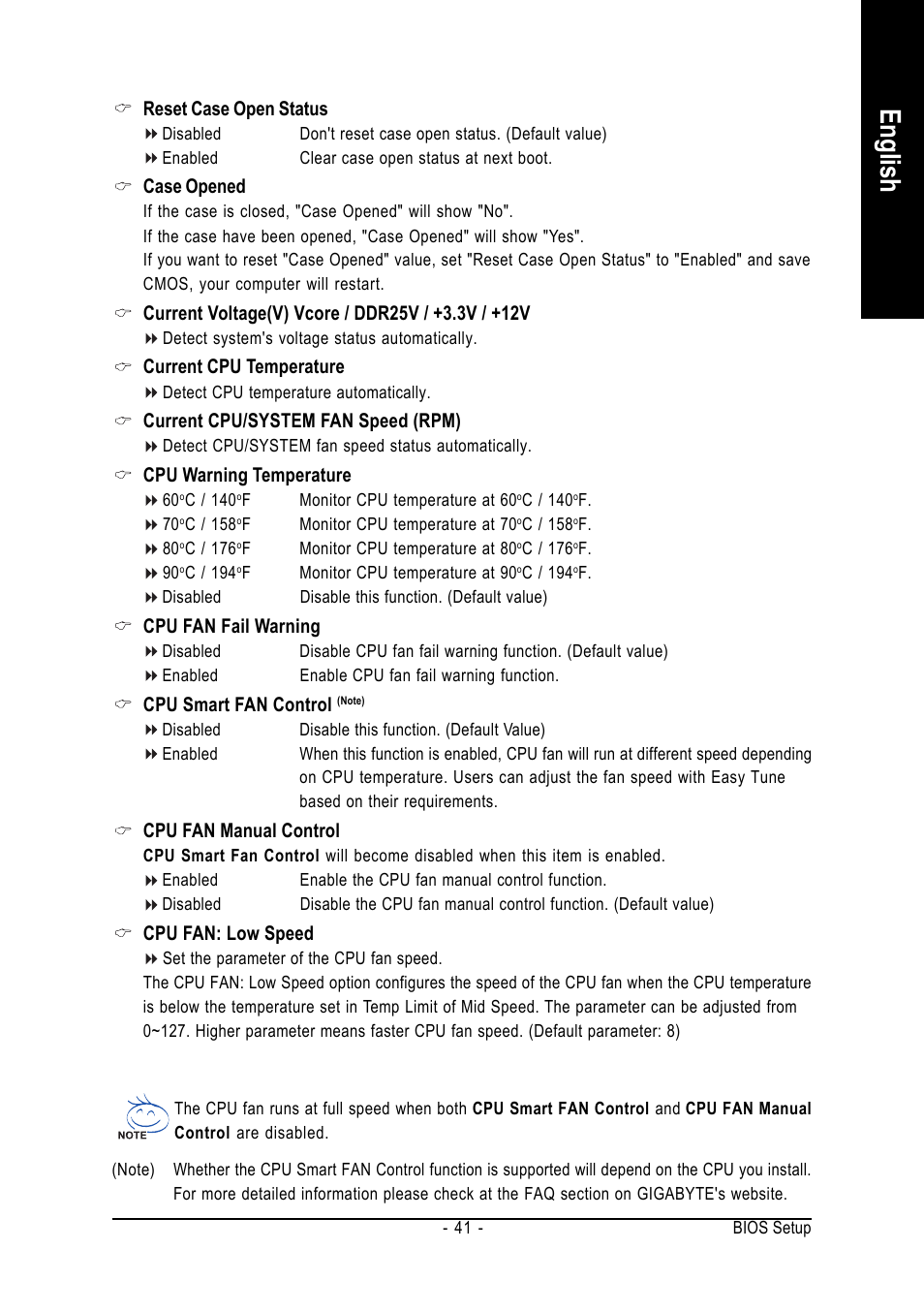 English | GIGABYTE AMD Socket 754 Processor Motherboard GA-K8NE-RH User Manual | Page 41 / 80