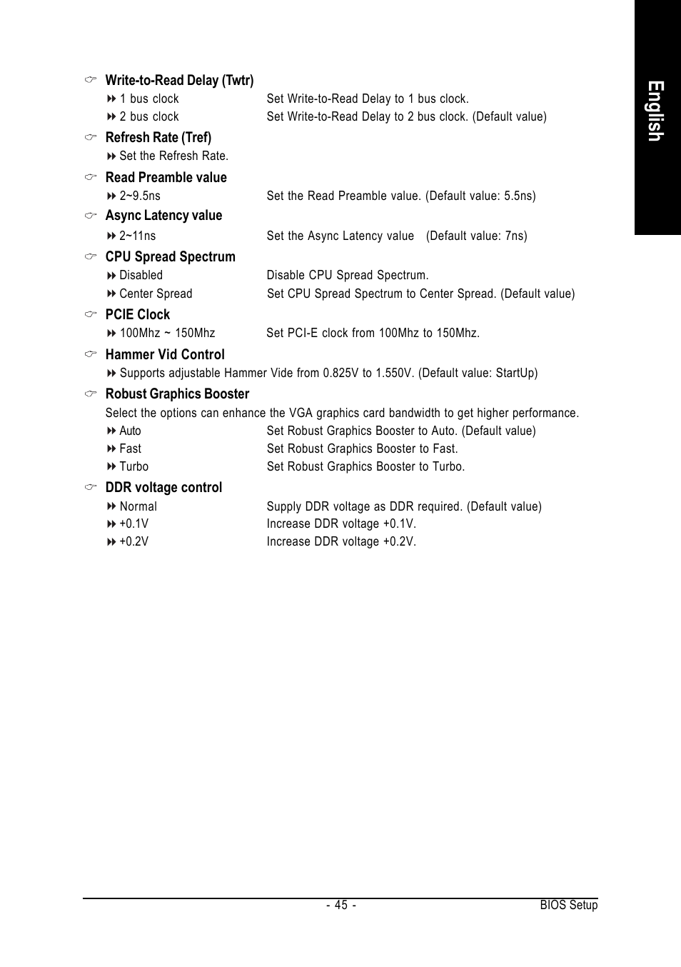 English | GIGABYTE AMD Socket 754 Processor Motherboard GA-K8NE-RH User Manual | Page 45 / 80