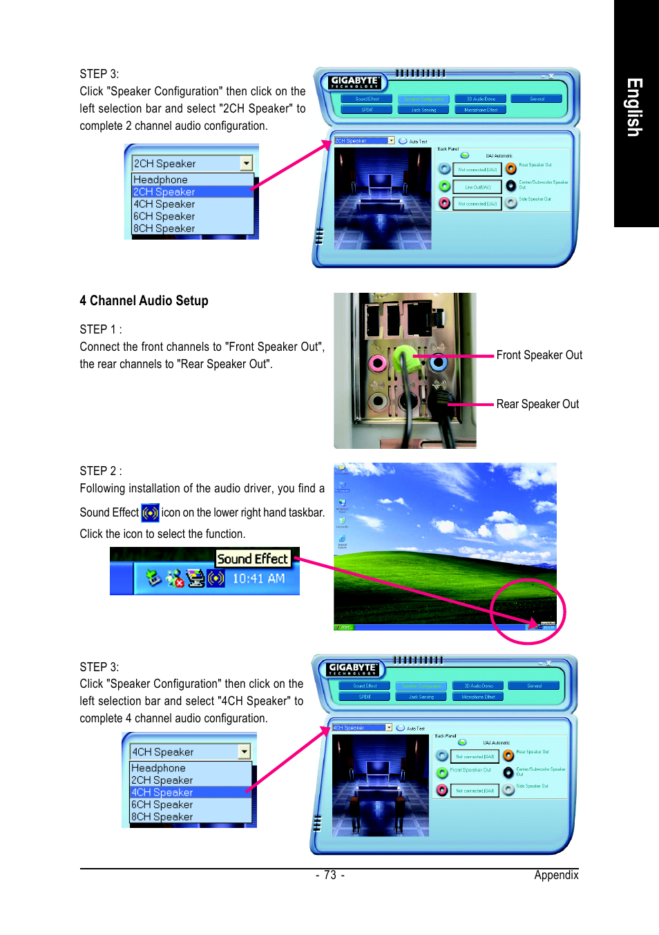 English | GIGABYTE AMD Socket 754 Processor Motherboard GA-K8NE-RH User Manual | Page 73 / 80