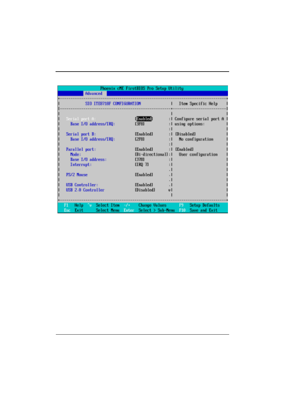 Sio ite8718f configuration | GIGABYTE Pentium 4/D Processor Motherboard GA-5EASV-RH User Manual | Page 37 / 88