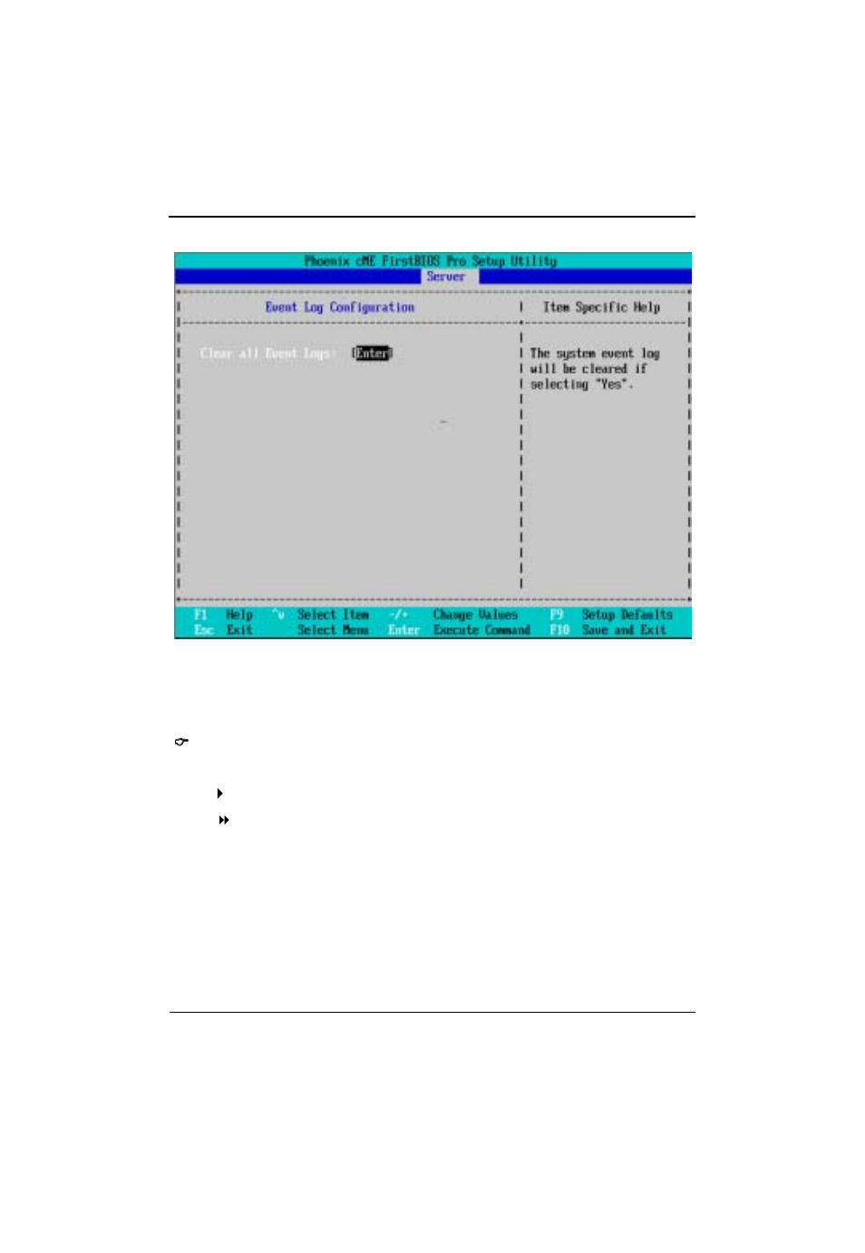 Event log configuration | GIGABYTE Pentium 4/D Processor Motherboard GA-5EASV-RH User Manual | Page 53 / 88