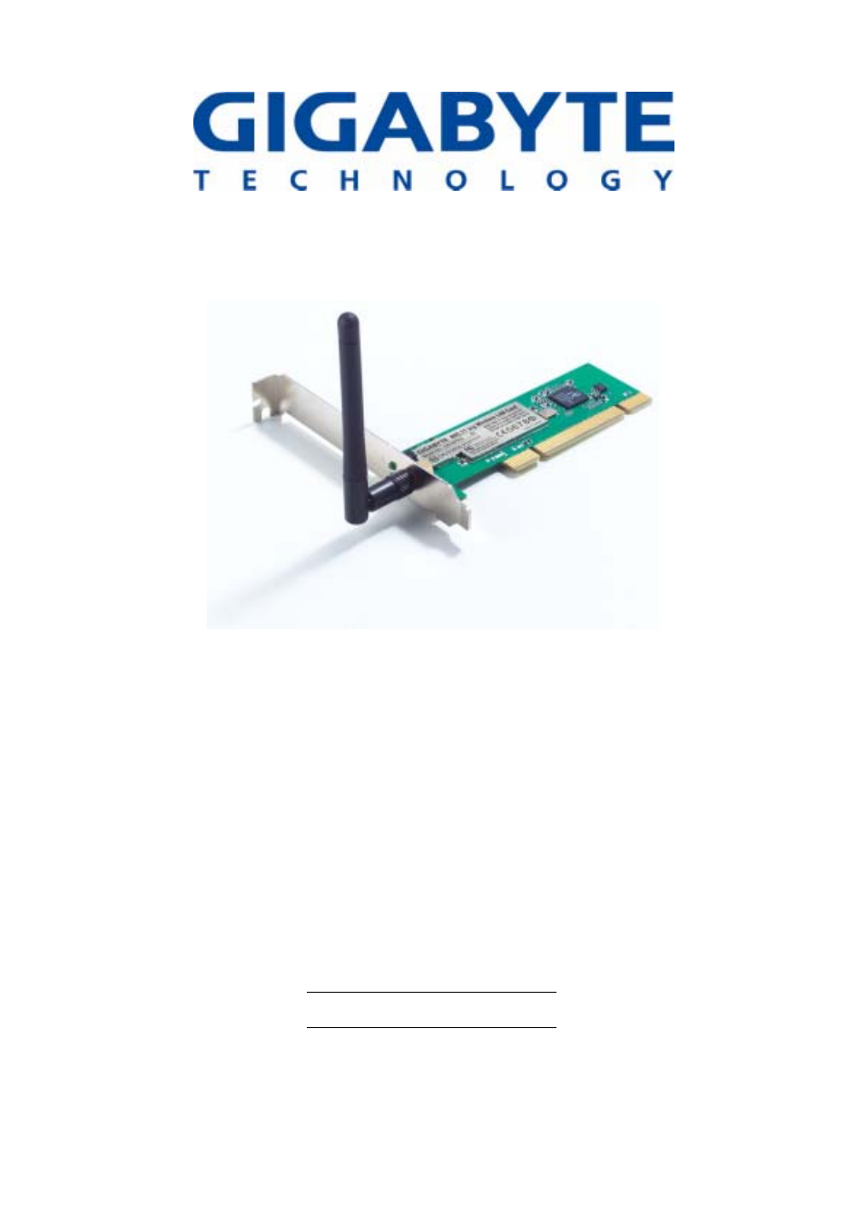 GIGABYTE GN-WPKG User Manual | 26 pages