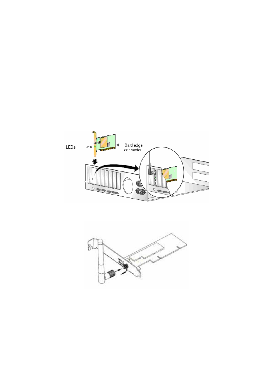Chapter 2 installation, 1. installing the adapter (hardware installation) | GIGABYTE GN-WPKG User Manual | Page 6 / 26
