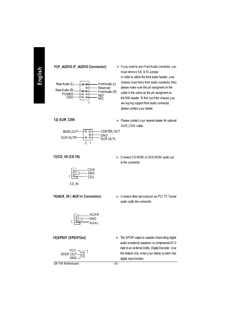 English | GIGABYTE GA-7VA1004 User Manual | Page 26 / 96