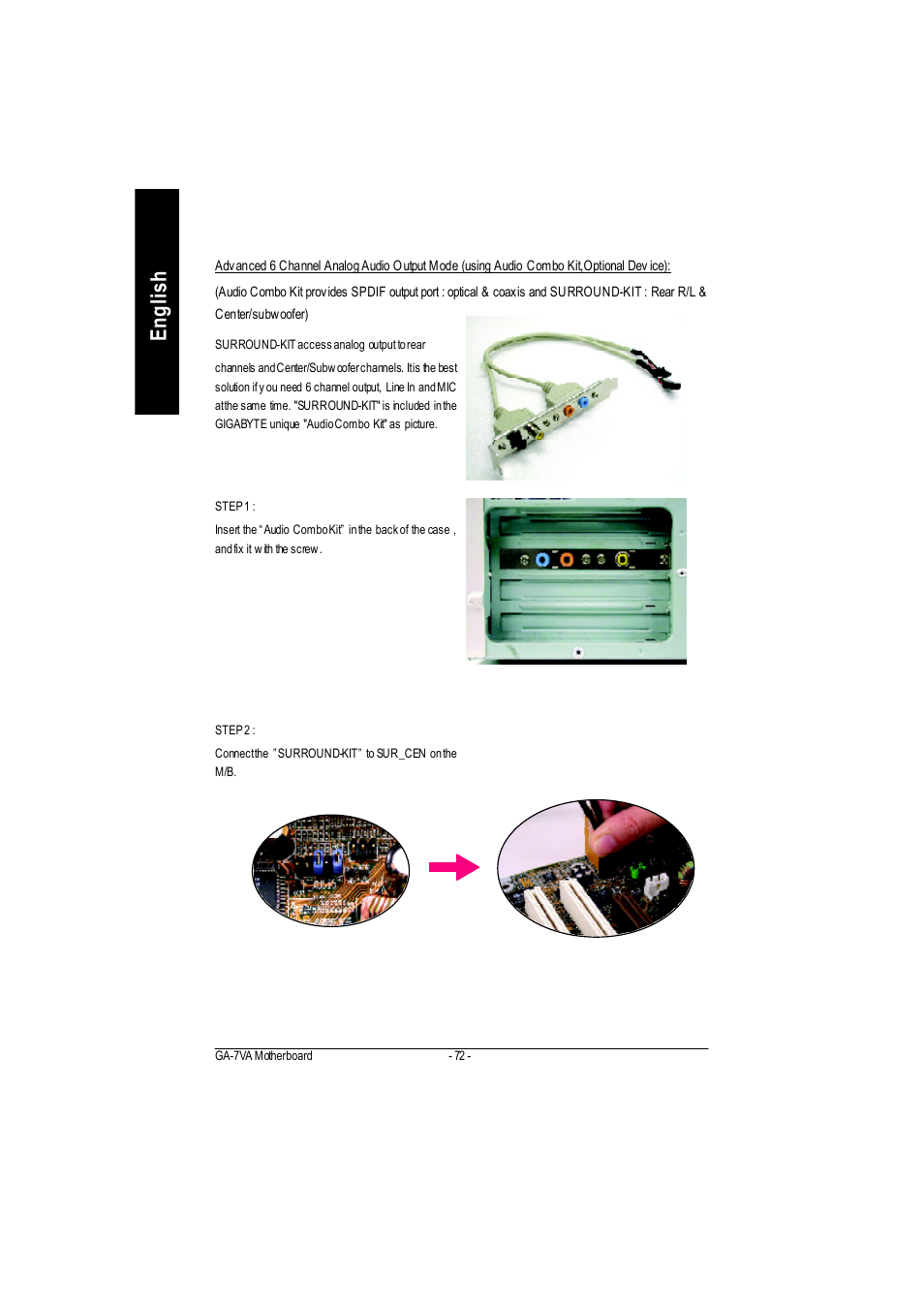 English | GIGABYTE GA-7VA1004 User Manual | Page 78 / 96