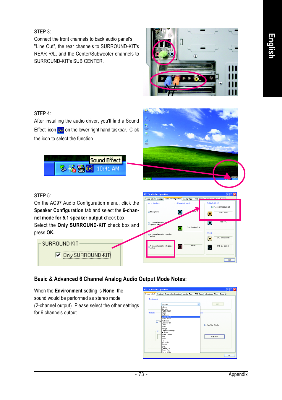 English | GIGABYTE Intel Pentium 4 Processor Motherboard GA-8VM800M User Manual | Page 73 / 80