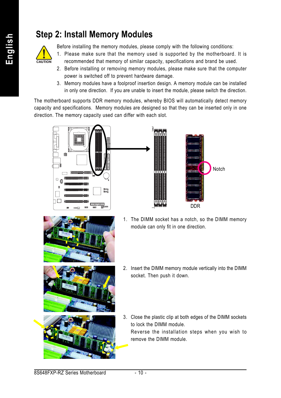 GIGABYTE 8S648FXP-RZ-C User Manual | Page 10 / 40