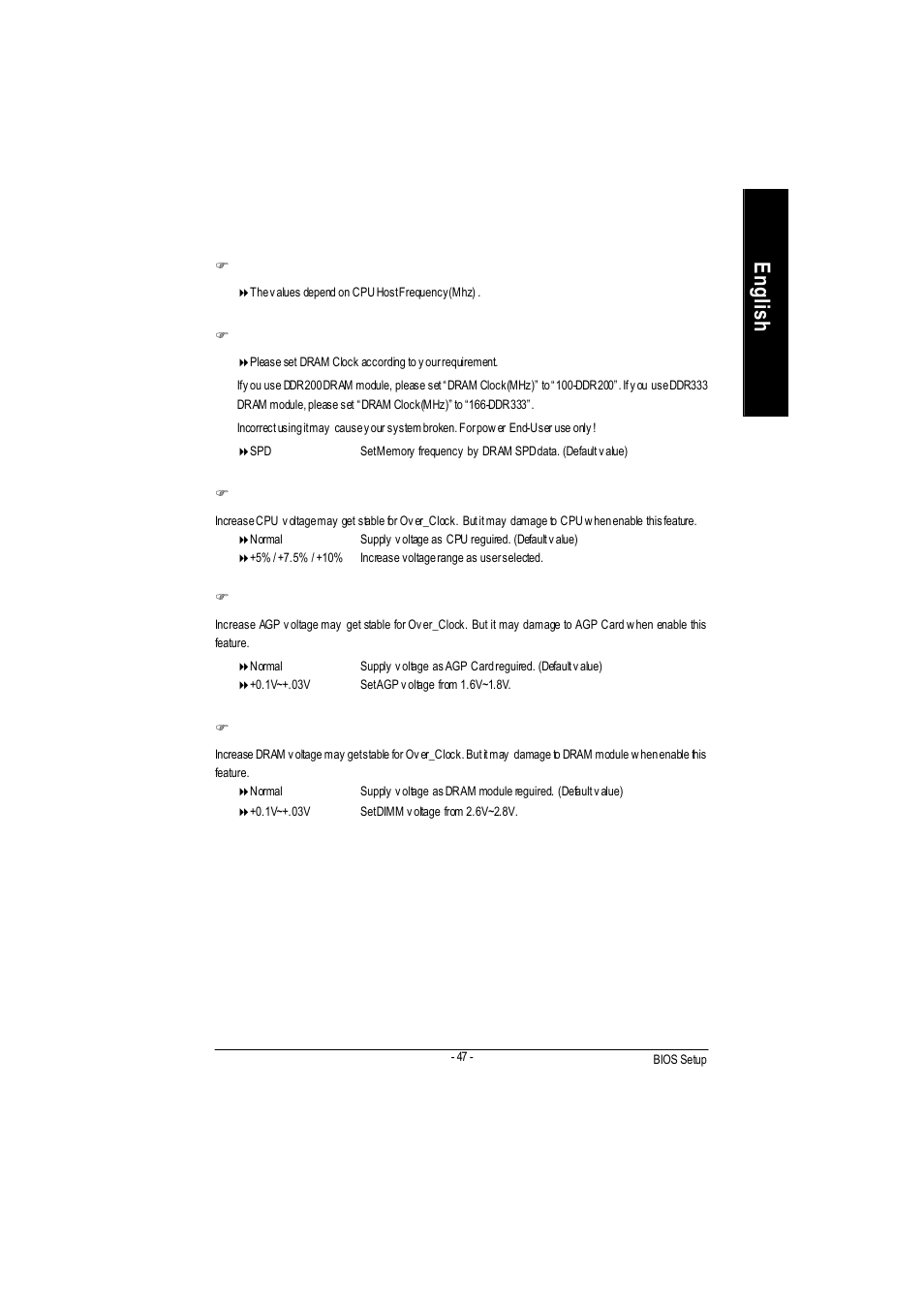 English | GIGABYTE PHASER 4500 User Manual | Page 53 / 128