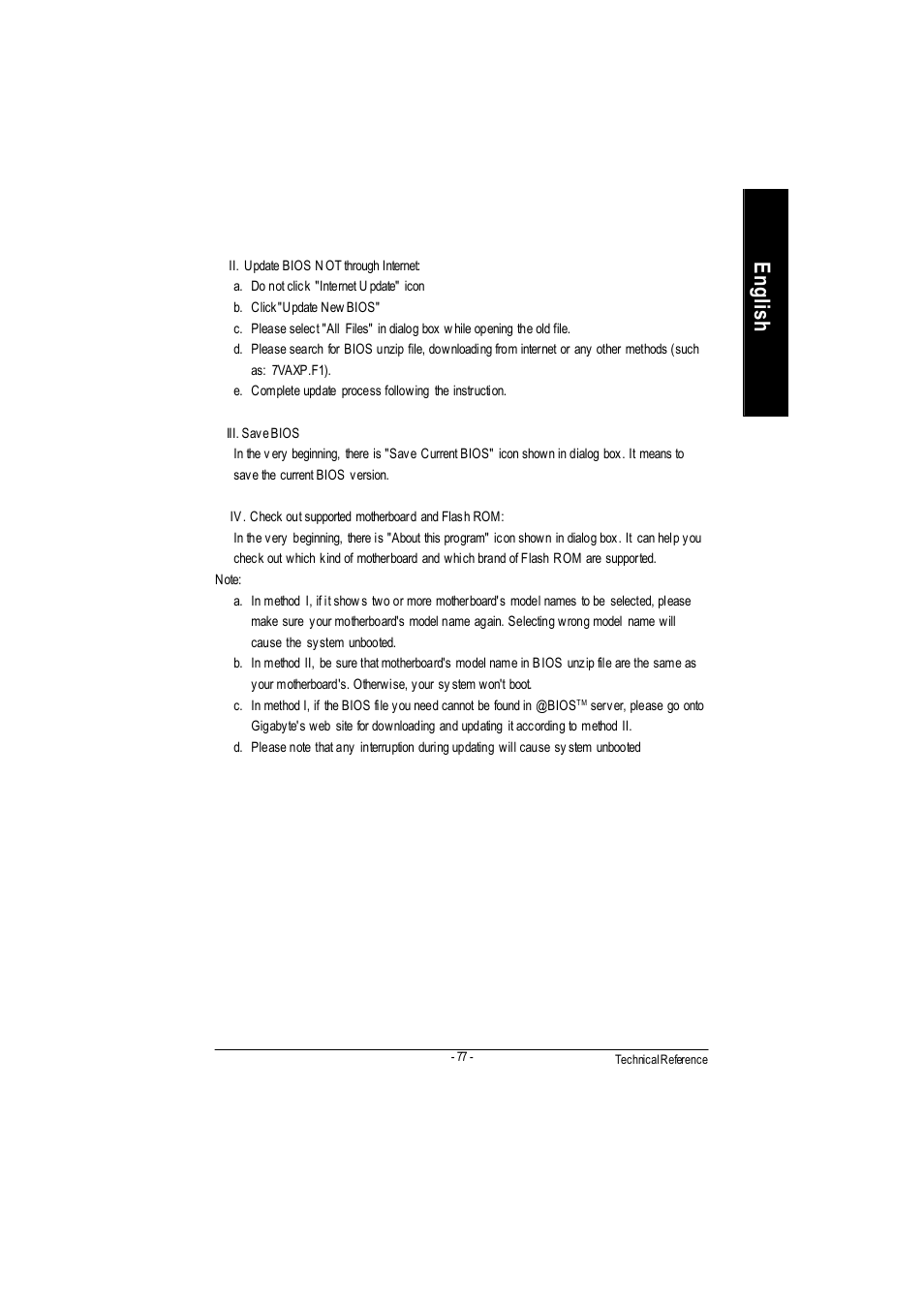 English | GIGABYTE PHASER 4500 User Manual | Page 83 / 128
