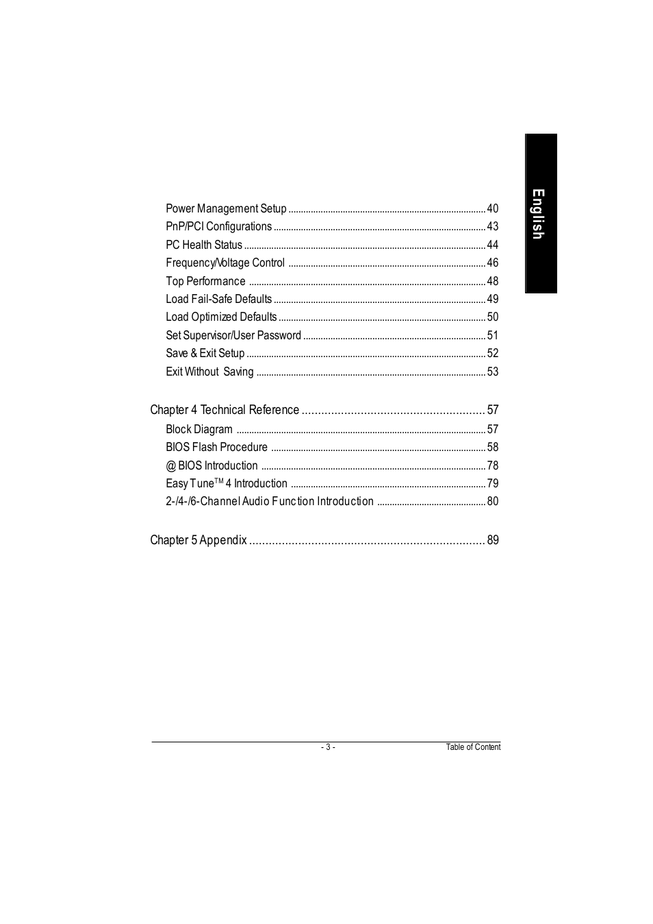 English | GIGABYTE PHASER 4500 User Manual | Page 9 / 128