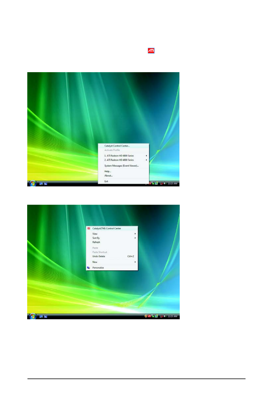 Taskbar icon | GIGABYTE GV-R487D5-1GD User Manual | Page 13 / 34