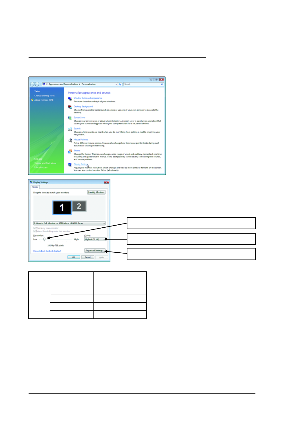Display properties pages | GIGABYTE GV-R487D5-1GD User Manual | Page 15 / 34