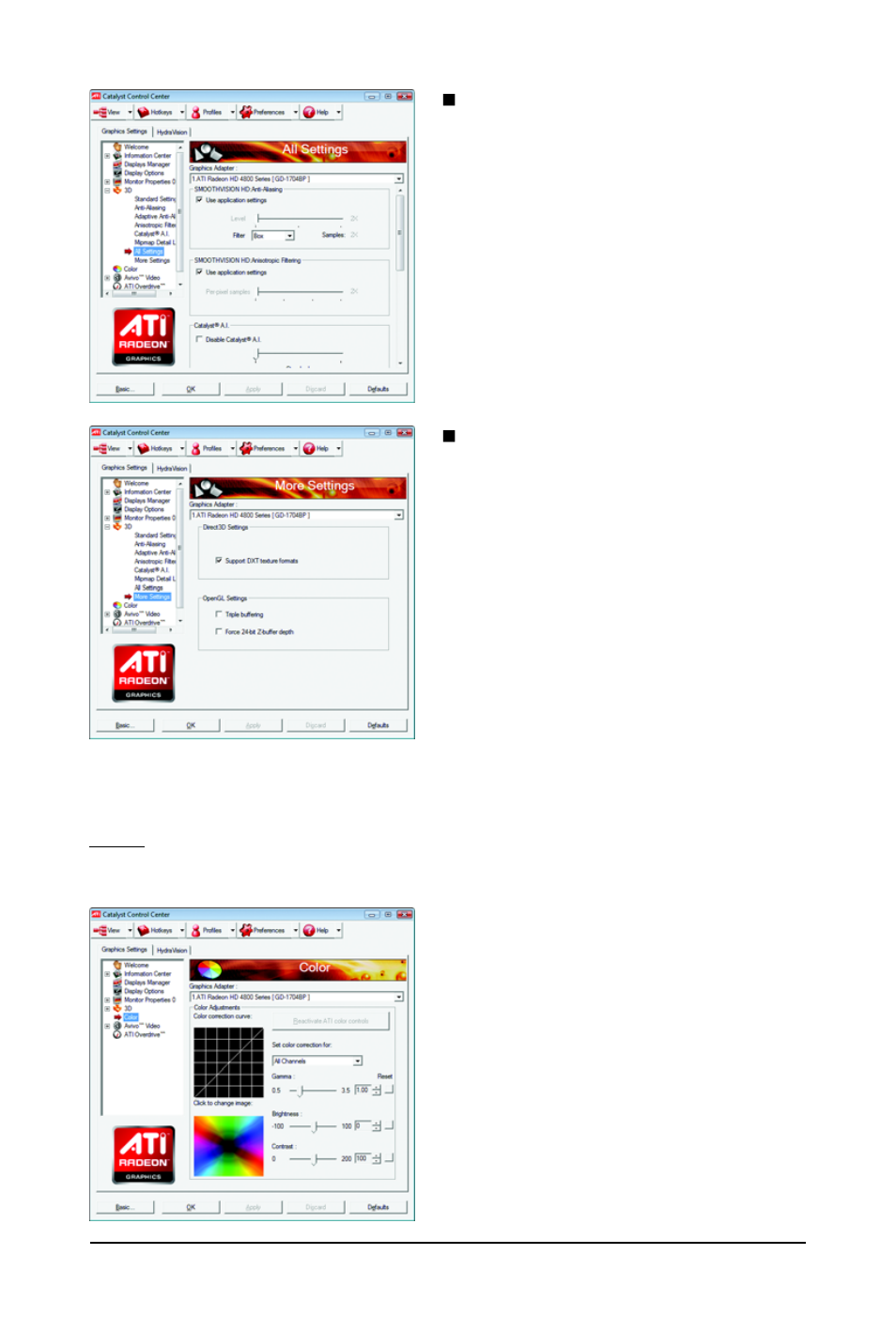 Color | GIGABYTE GV-R487D5-1GD User Manual | Page 26 / 34