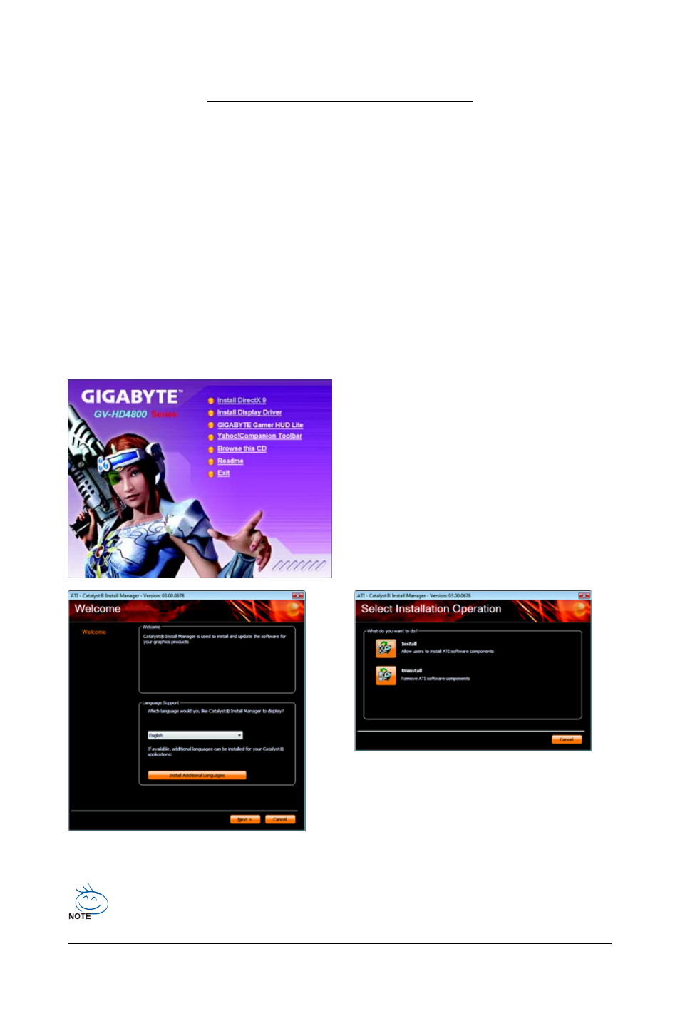 Software installation, Driver and utility installation | GIGABYTE GV-R487D5-1GD User Manual | Page 9 / 34