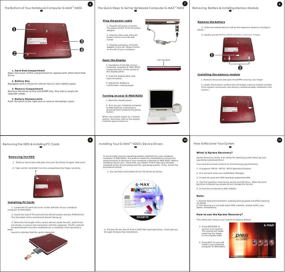 GIGABYTE N203 User Manual | Page 2 / 2