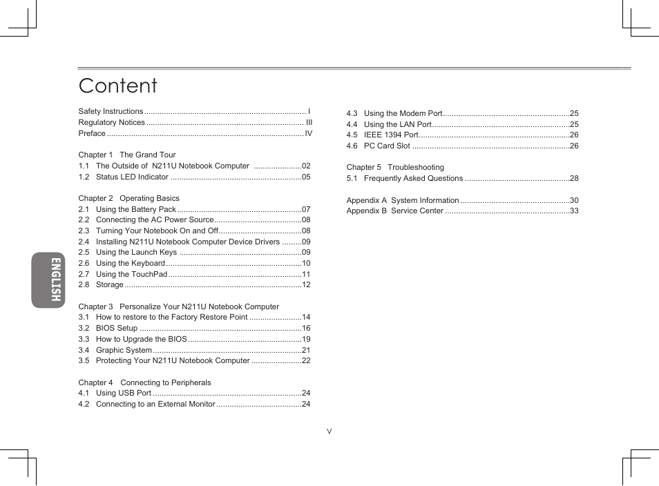 Content | GIGABYTE N211U User Manual | Page 6 / 41