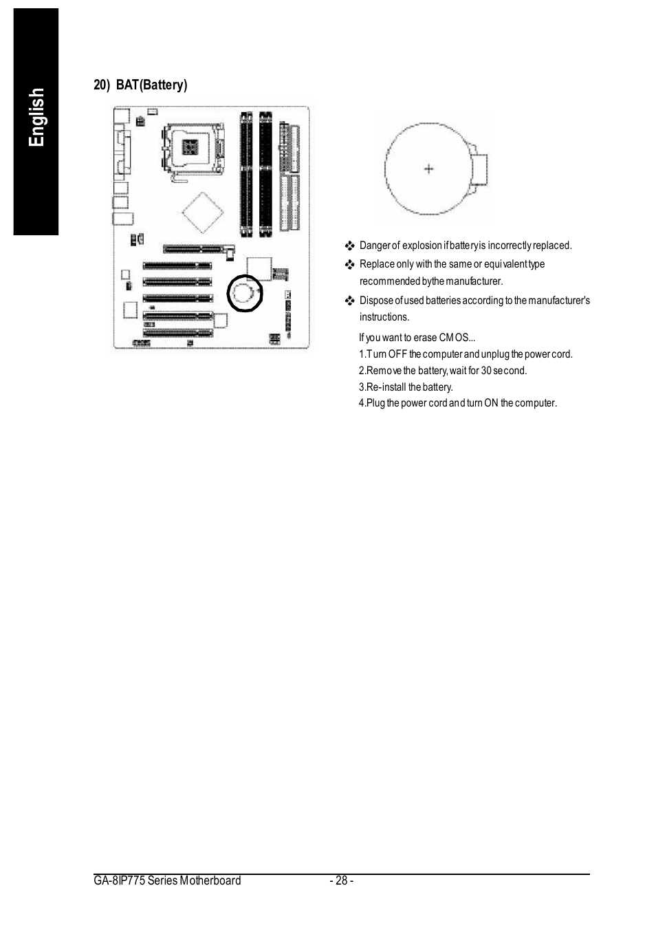 English | GIGABYTE GA-8IP775 Series User Manual | Page 28 / 80