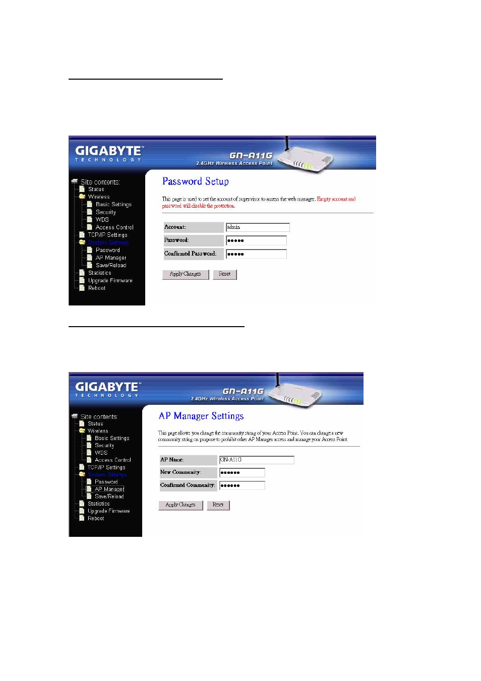 GIGABYTE GN-A11G User Manual | Page 43 / 57