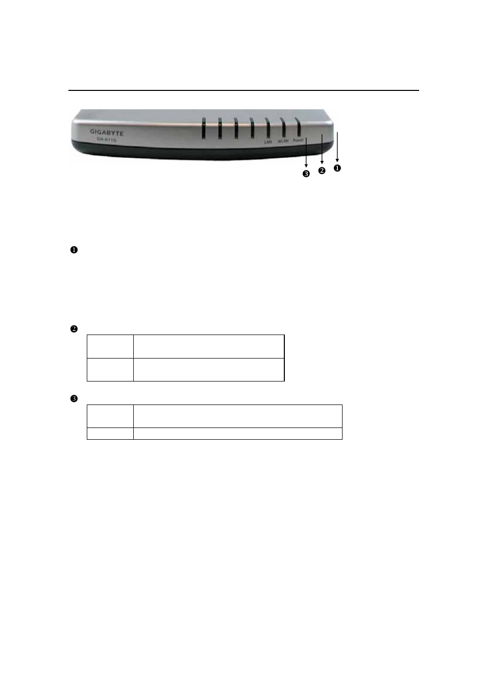Front panel | GIGABYTE GN-A11G User Manual | Page 6 / 57
