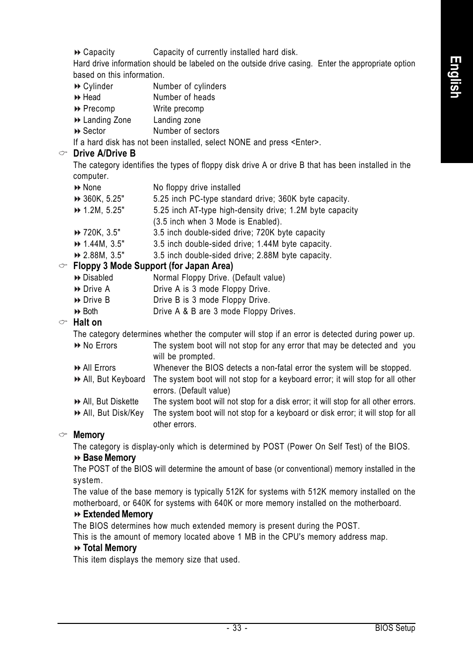 English | GIGABYTE GA-K8VT800 User Manual | Page 33 / 80