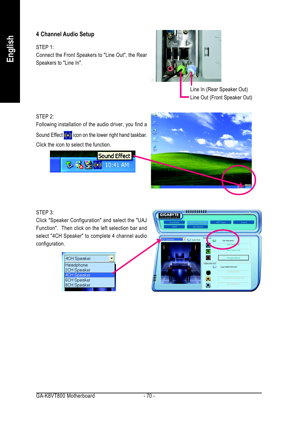 English | GIGABYTE GA-K8VT800 User Manual | Page 70 / 80