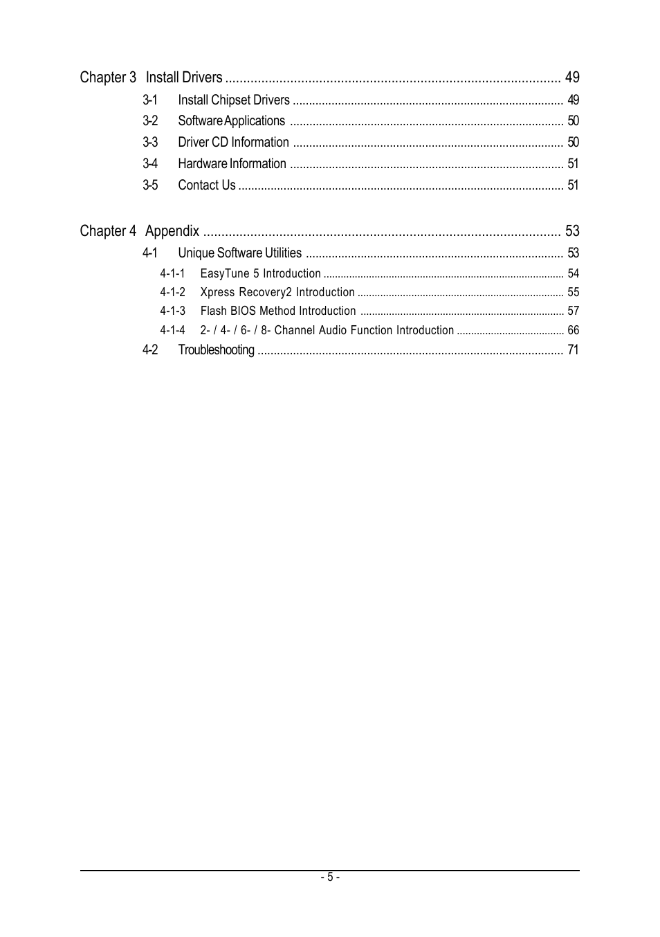 GIGABYTE GA-8I945PLGE-RH User Manual | Page 5 / 80