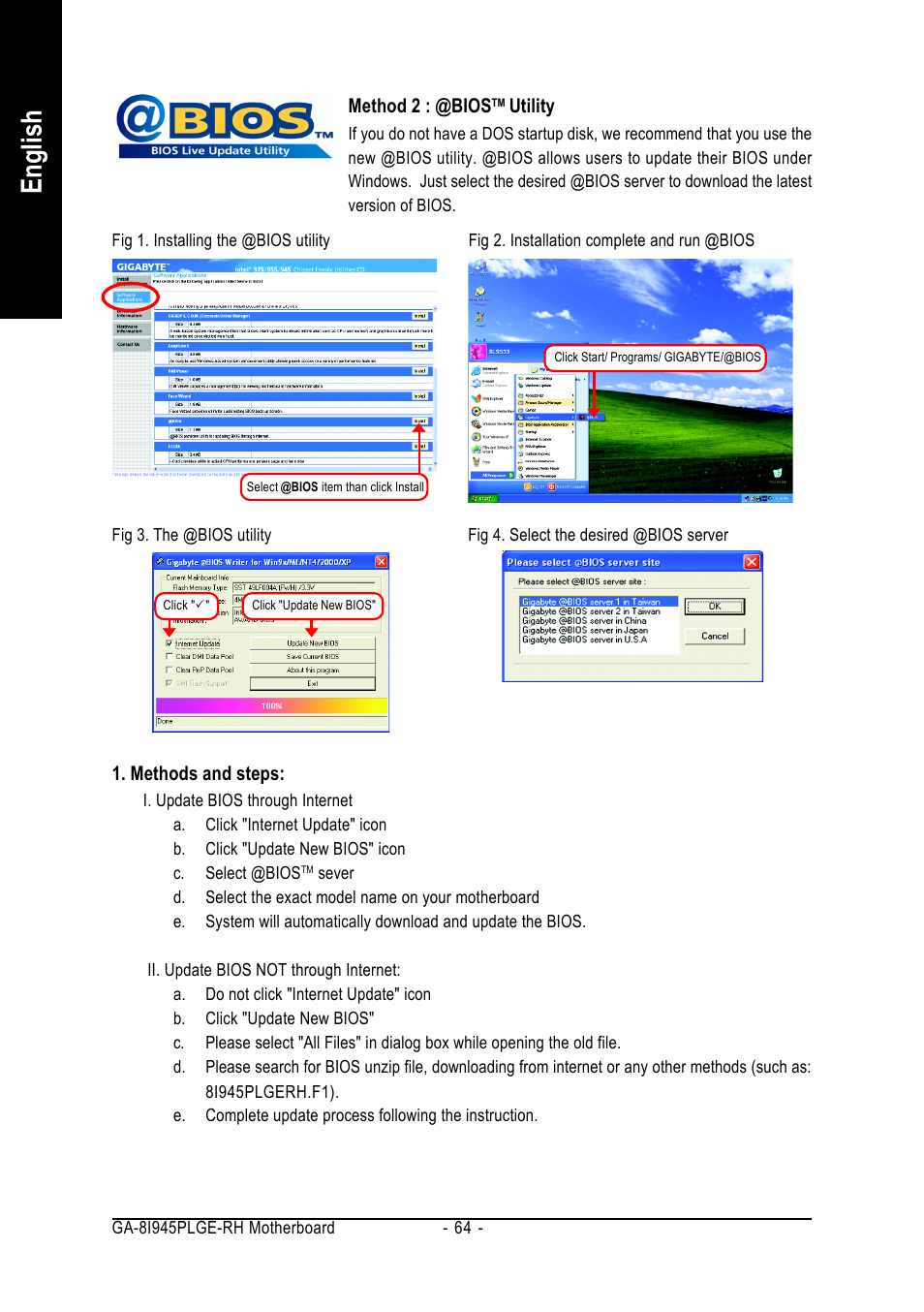 English | GIGABYTE GA-8I945PLGE-RH User Manual | Page 64 / 80