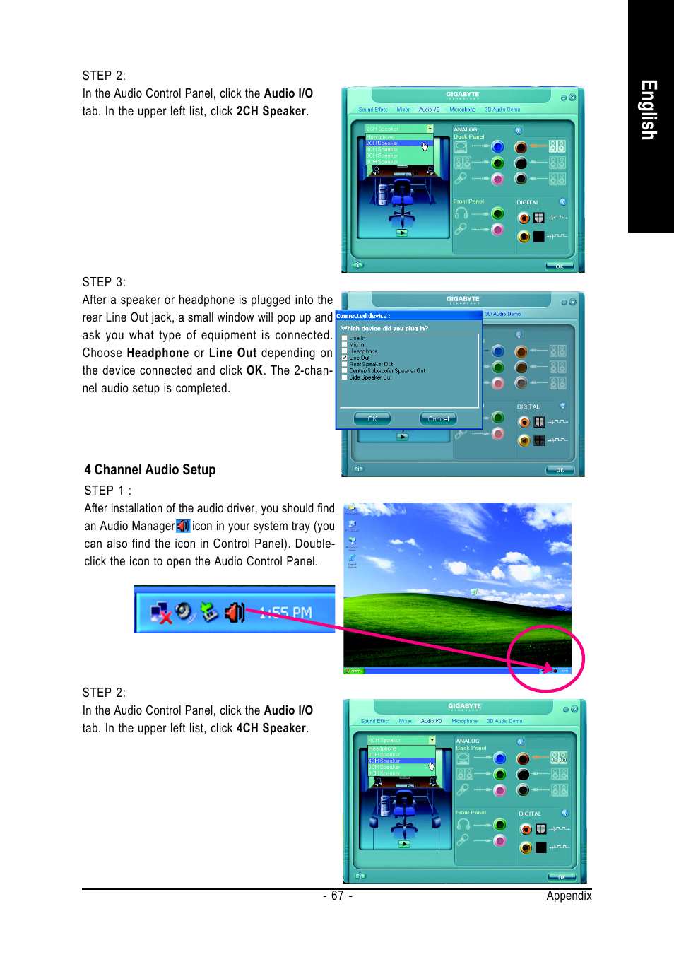 English | GIGABYTE GA-8I945PLGE-RH User Manual | Page 67 / 80