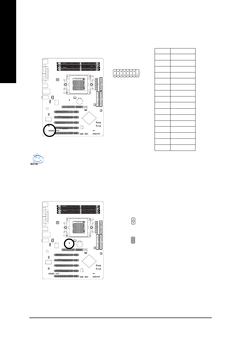 English, 19) clr_cmos (clear cmos), 18) game (game connector) | GIGABYTE GA-K8U-939 User Manual | Page 26 / 88