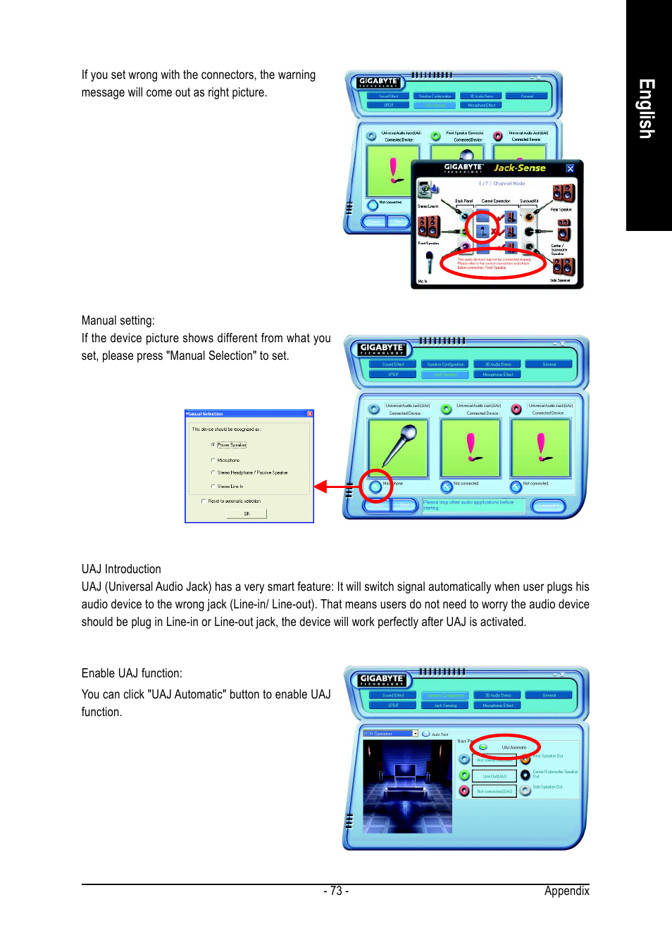 English | GIGABYTE GA-K8NE User Manual | Page 73 / 80