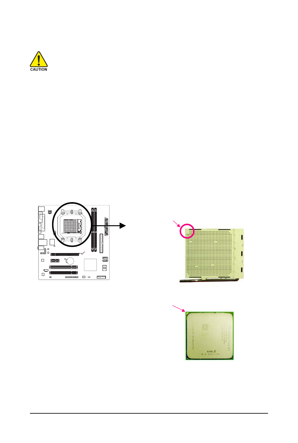 3 installing the cpu and cpu cooler, 3-1 installing the cpu | GIGABYTE GA-M61PME-S2P User Manual | Page 12 / 88